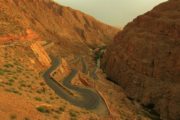 the dades gorge on the route of the 1000 kasbahs
