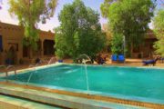 pool at the auberge in the sahara desert